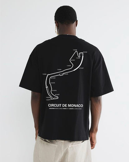 DROP SHOULDER CIRCUIT DE MONACO TEE
