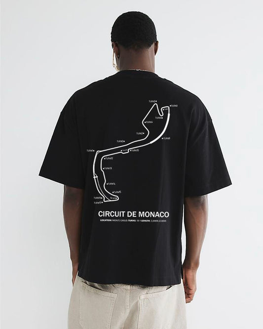 DROP SHOULDER CIRCUIT DE MONACO TEE