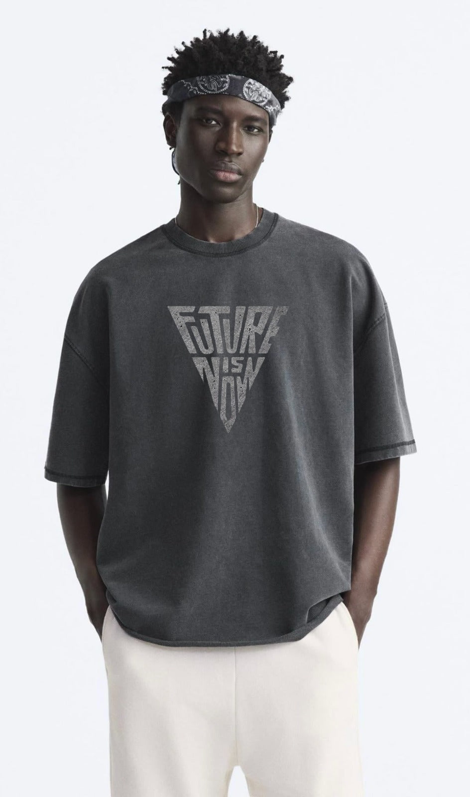 DARK GRAY FUTURE TEE