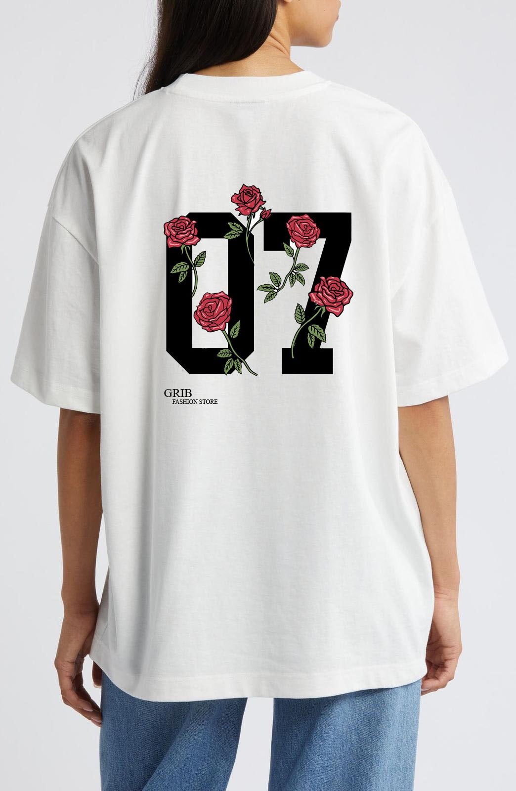 CREW NECK WHITE T-SHIR