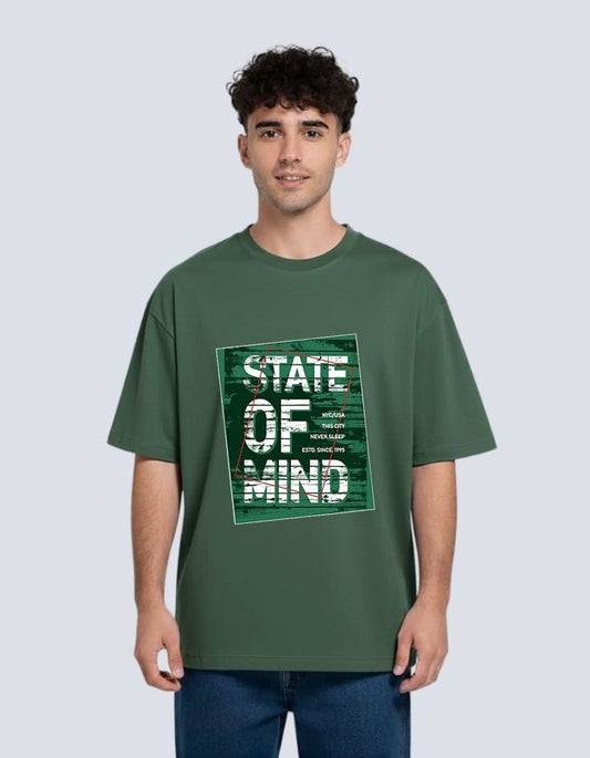 GREEN STATE OF MIND T SHIRT