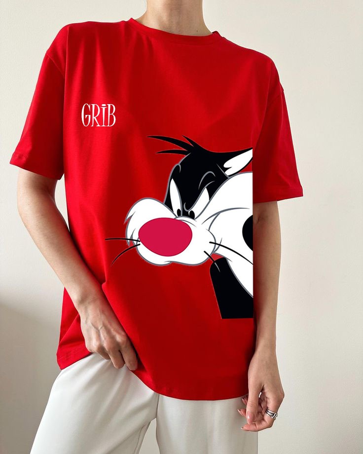 RED HALF SLEEVE T-SHIRT