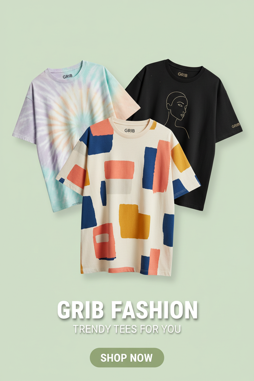 GRIB Mobile Banner - New Shirts